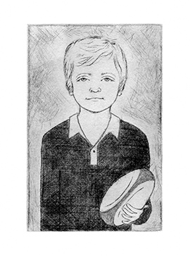 Joe drypoint portrait