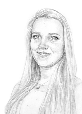 Molly pencil portrait